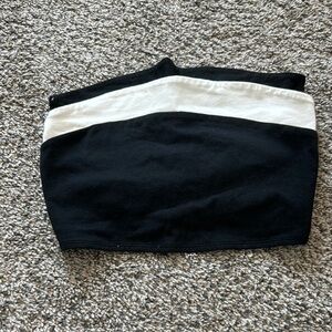 Black and White Tube Top